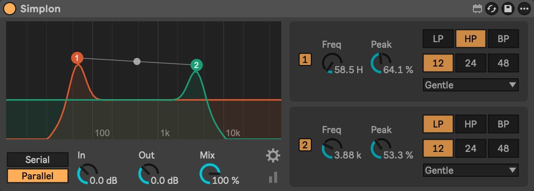 Simplon for Max for Live device